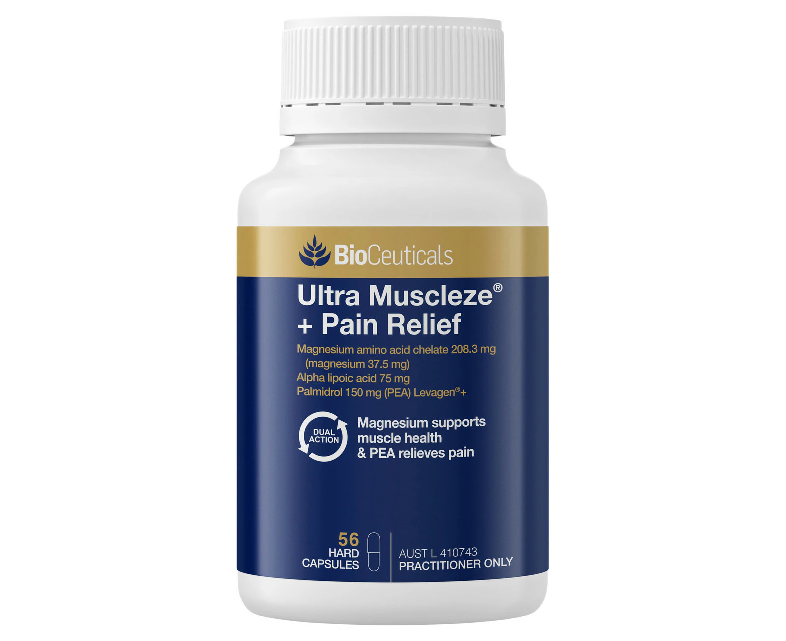 BioCeuticals(R) Ultra Muscleze(R) + Pain Relief 56 Hard Capsules