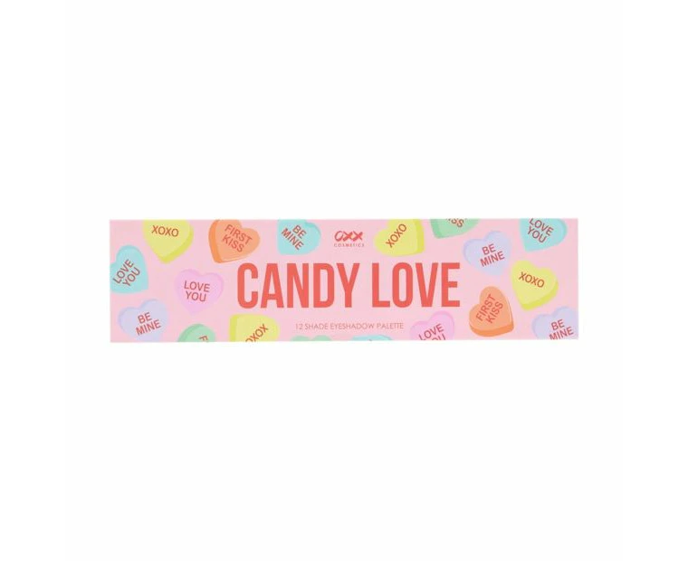 12 Shades Eyeshadow Palette, Candy Love - OXX Cosmetics