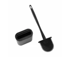 Flexible Toilet Brush, Black - Anko