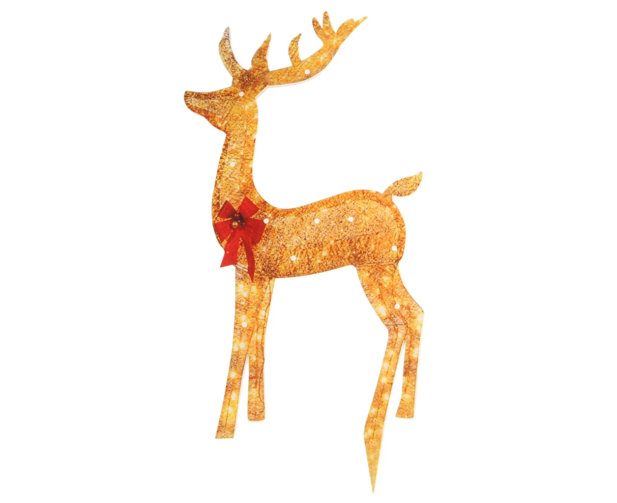 Christmas Reindeers Lights Acrylic Material for Outdoor Yard Decorations - Large