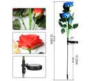 Solar Outdoor Garden Lights 1 PC Waterproof LED Flower Stake Lights Solar Lights - Pink