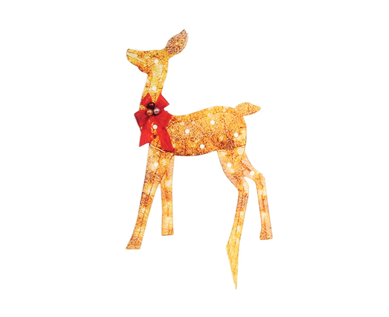 Christmas Reindeers Lights Acrylic Material for Outdoor Yard Decorations - Small