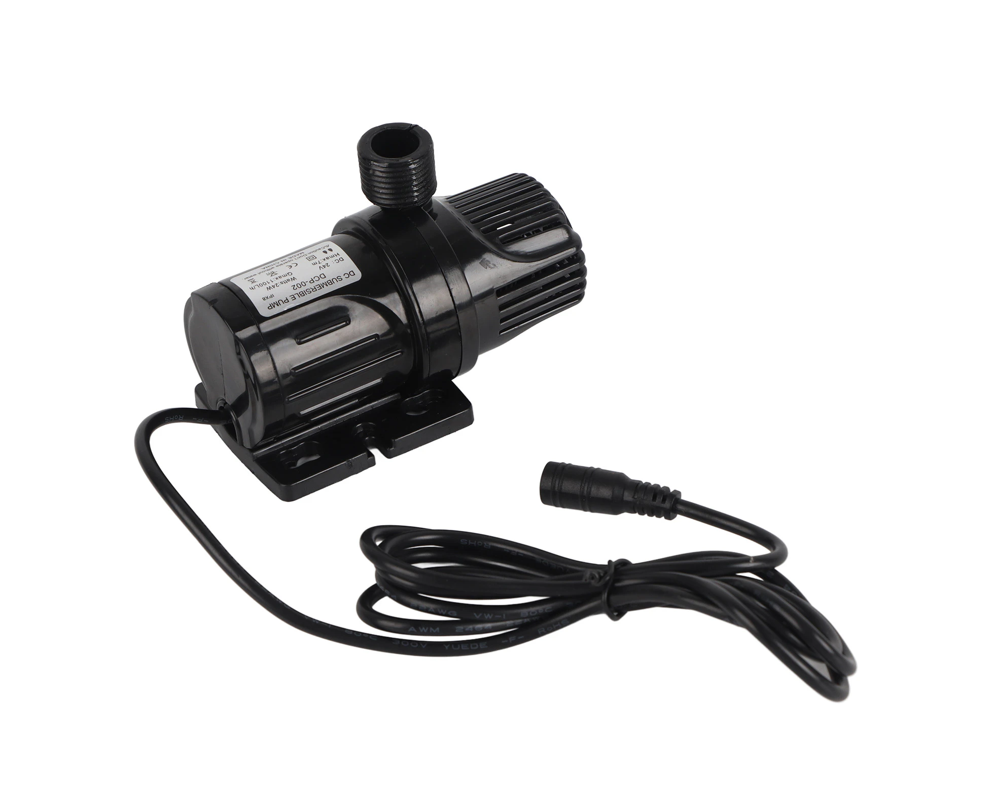 Aquarium Submersible Pump Silent Solar Ipx8 Waterproof 24V Mini Brushless Water Pump Us Plug 100?240V 24W