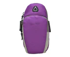 Sports Running Equipment Arm Bag Is Suitable For Mobile Phones Under 5.5 Inches,Purple