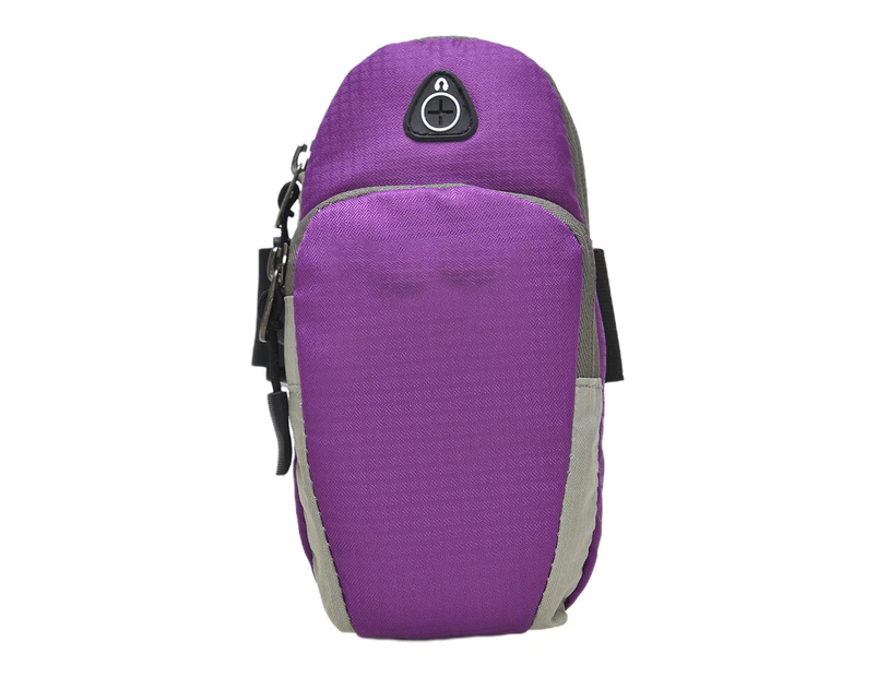 Sports Running Equipment Arm Bag Is Suitable For Mobile Phones Under 5.5 Inches,Purple