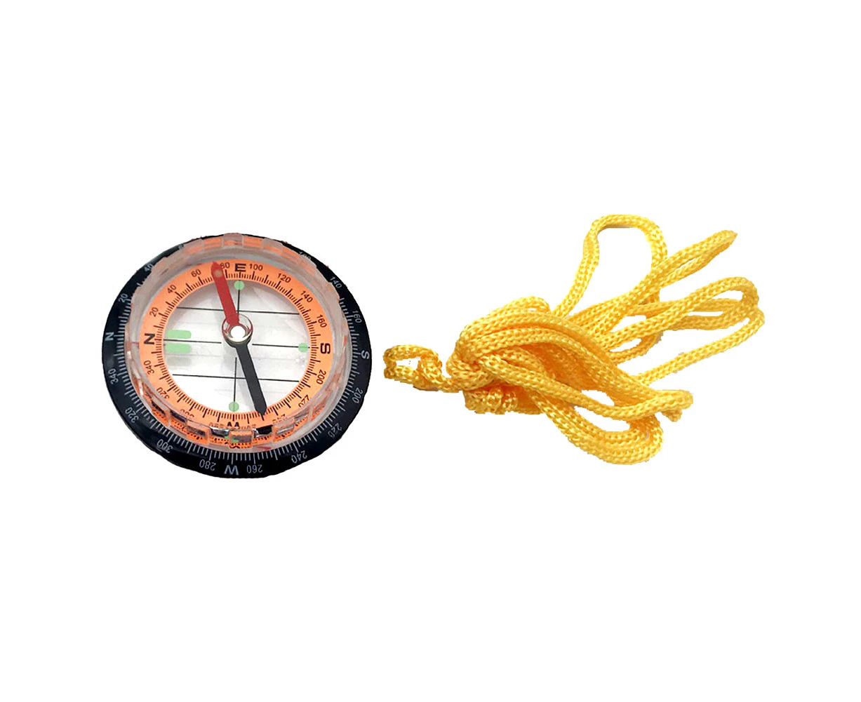 Durable Outdoor Acrylic Map Transparent Ruler Mapping Compass Tool Accessory