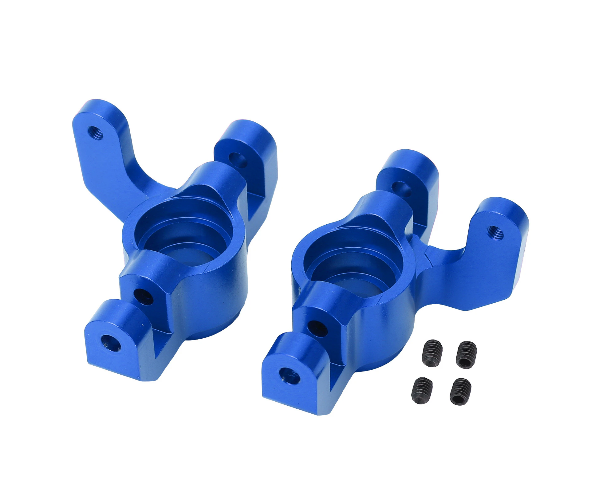 2Pcs Aluminum Knuckle Arm Set For Losi Lasernut U4 Tenacity 1/10 Rc Car Steering Cupblue