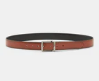 Tommy Hilfiger Men's Reversible Leather Belt - Black/Tan