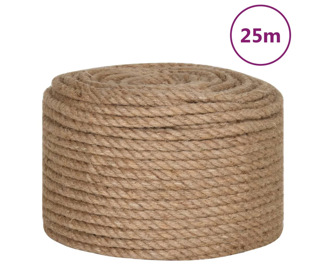 vidaXL Rope 100% Jute Home Lifting Swing Transport Household Cable Multi Sizes