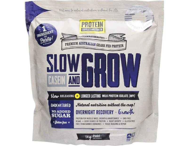 Slow & Grow Casein - Pure 1kg