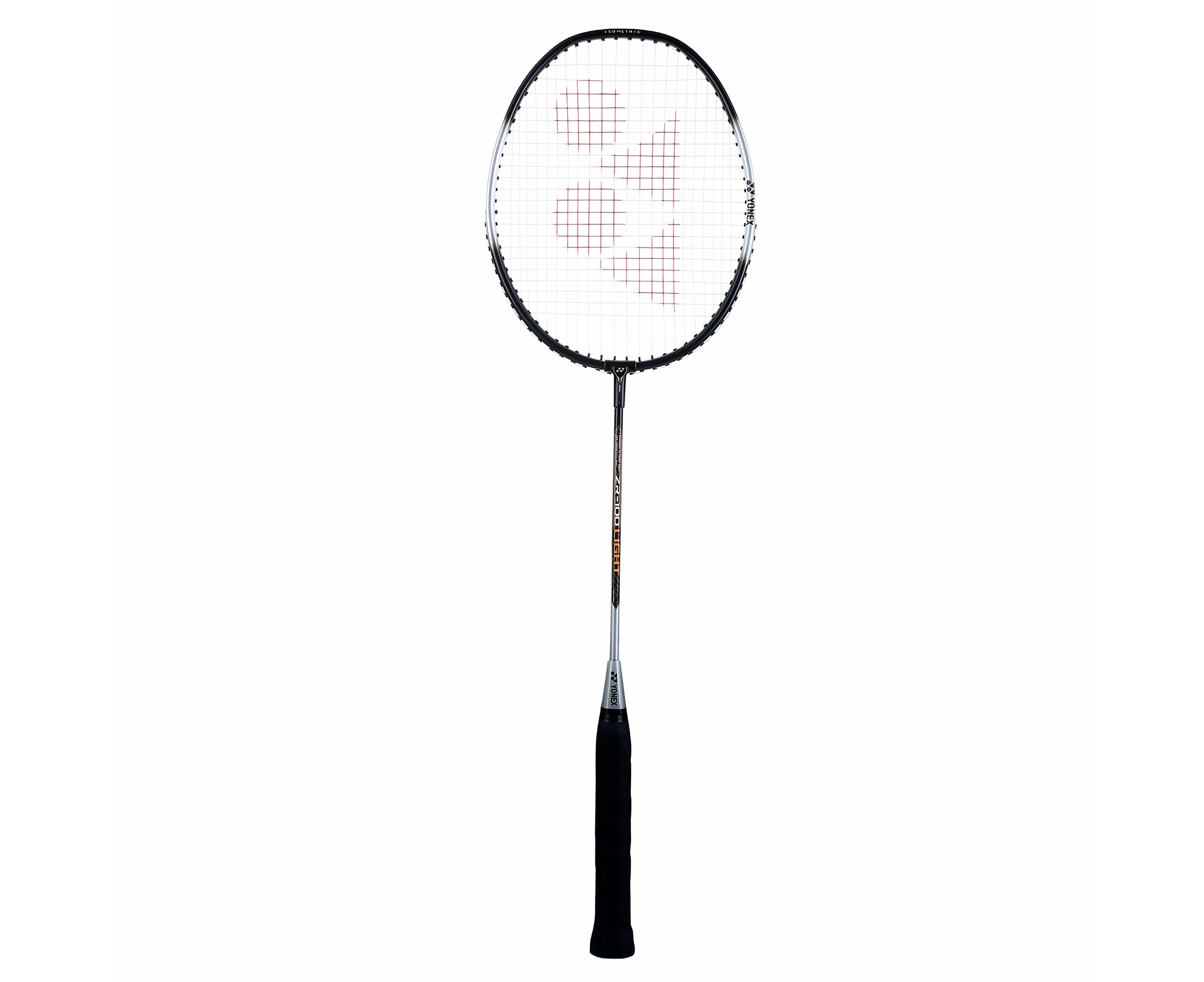 Yonex ZR 100 Light Black, Silver Strung Badminton Racquet | Nanoscience Technology | Isometric Head  | For Beginners | 95 grams