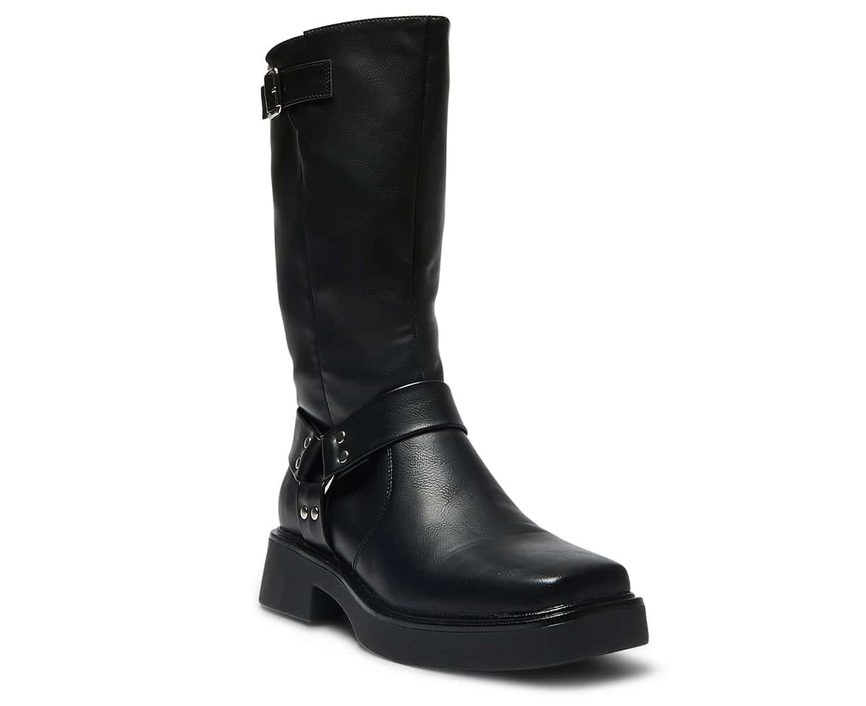 Womens Footwear Ravella Engine Black Smooth Boot