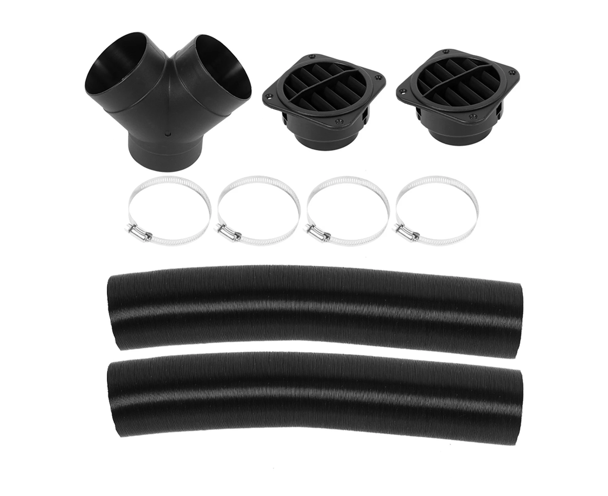 75mm Car Diesel Heater Pipe Ducting Warm Air Vent Outlet Kits 102114340000