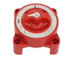 Battery Disconnect Switch 350A 48V 2 Gear Stud Red Strong Safety Marine Battery Selector Switch for RV Marine Automotive Battery 9003E