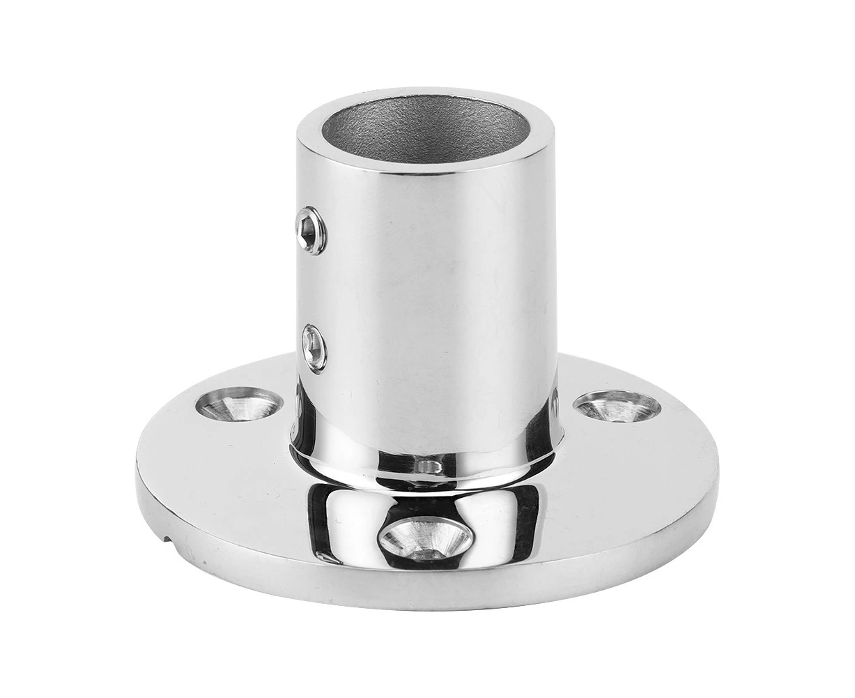 Boat Handrail Round Base 90 Degree 22mm Stainless Steel Boat Hand Rail Fittings Marine Accessories