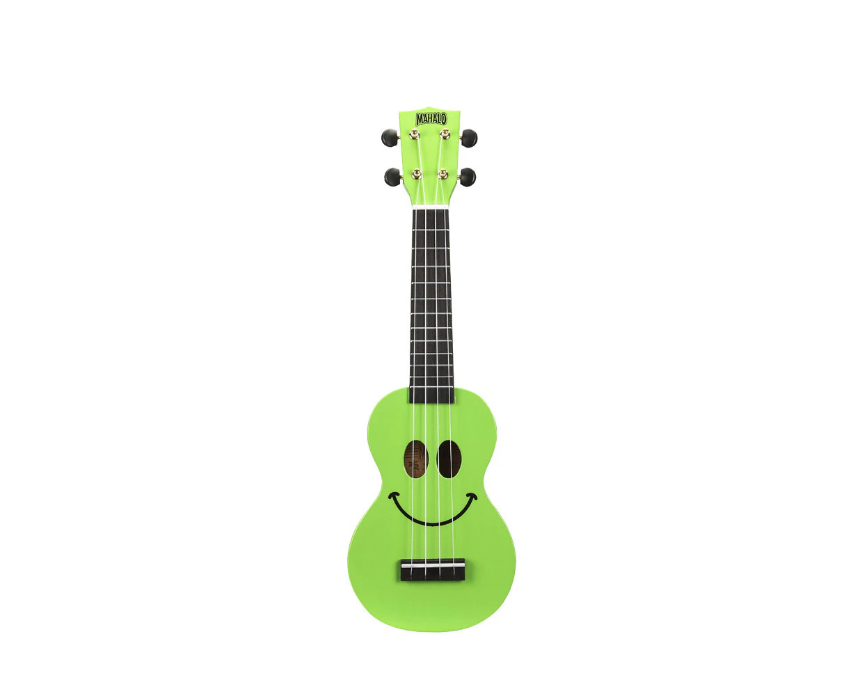 Mahalo U-Smile Series Soprano Ukulele (Green)