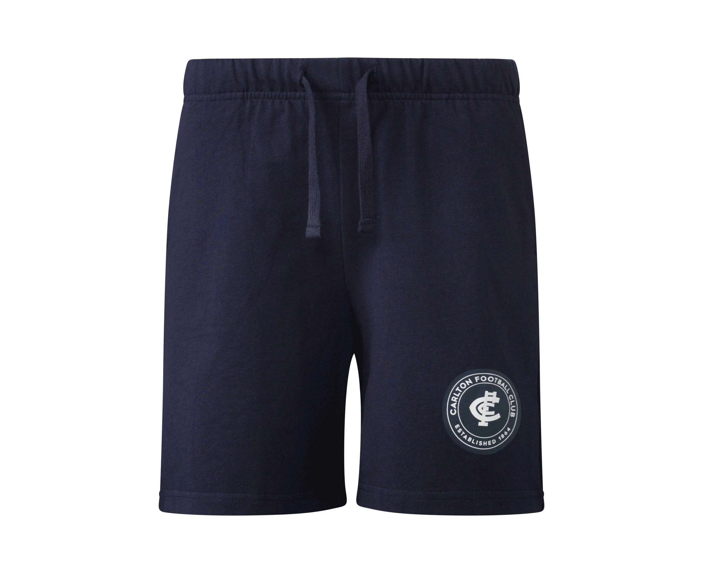 Carlton Blues Youths Cotton Logo Shorts