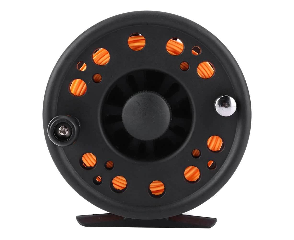 Fly Fishing Reel with Line Left Right Hand Orange GLA7/8