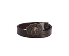 Cowhide Belt Cowhide Punk Western Cowboy Men's Wide Belt Fashionable European and American Long Belt