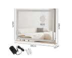 Yezi Touch Crystal Vanity LED Mirror Makeup USB Tabletop Middle