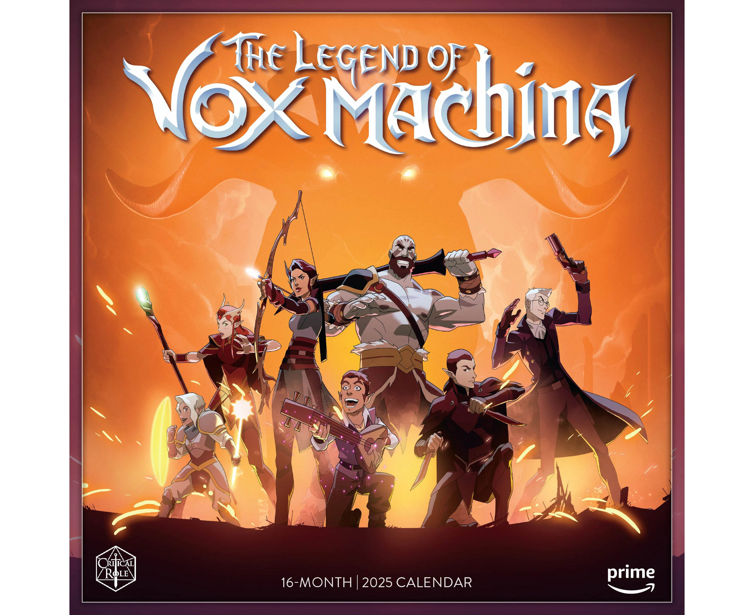 2025 Legend of Vox Machina Wall Calendar (Online Exclusive)