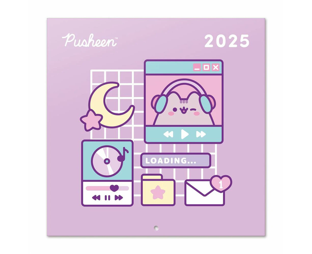 Impact Pusheen 2025 Square Wall Calendar