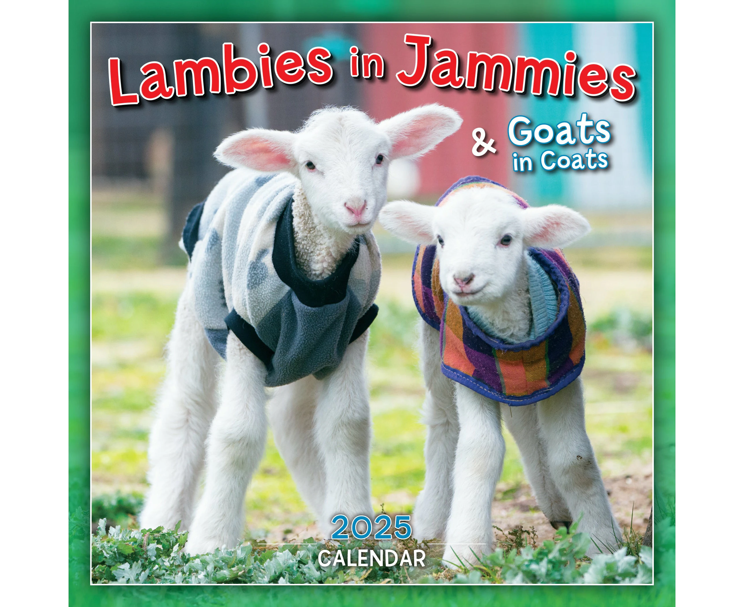 2025 Lambies in Jammies & Goats in Coats Mini Wall Calendar