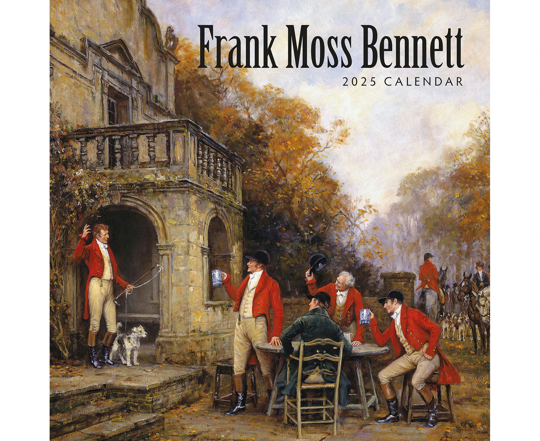 2025 Calendar Frank Moss Bennett 16-Month Square Wall Red Robin RR250321