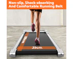 Advwin Under Desk Walking Pad Treadmill Home Small Compact Walking Jogging Running Machine Silver