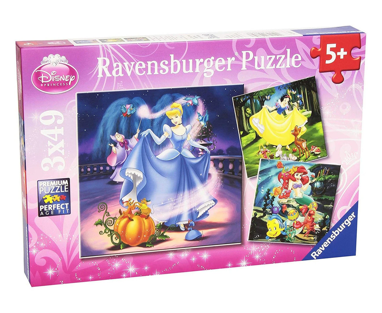 Ravensburger Disney Princesses 3-Puzzle Set