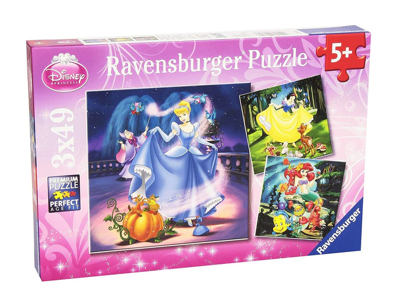 Ravensburger Disney Princesses 3-Puzzle Set