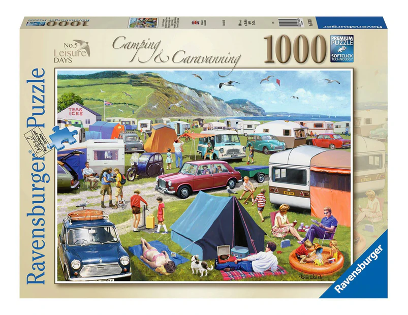 Ravensburger Leisure Days: Camping & Caravanning 1000-Piece Jigsaw Puzzle