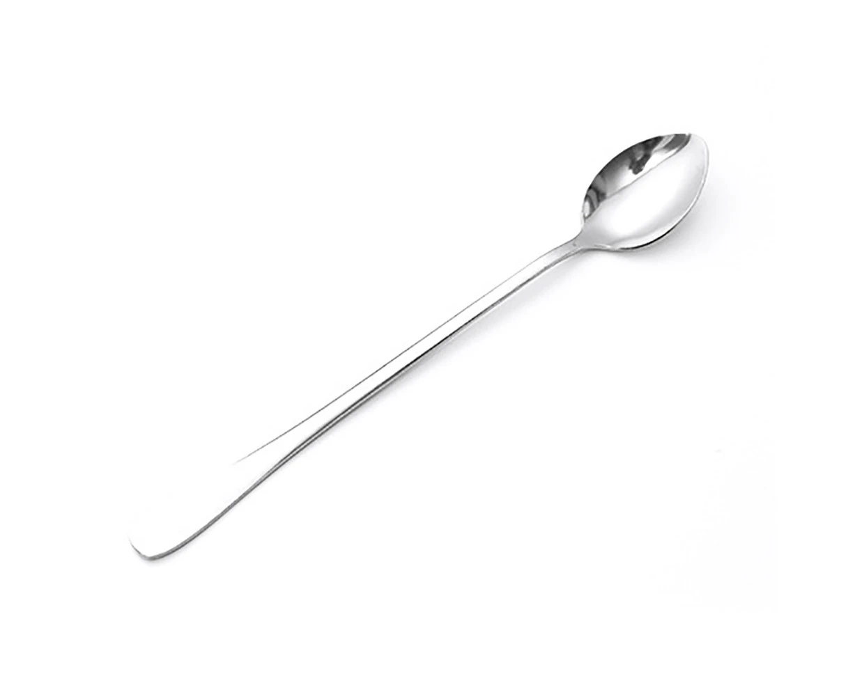 Stainless Steel Long Handles Coffee Stirring Spoon Home Kitchen Cafe Pointed Head