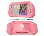 WSECOMM Coral Compatible with Nintendo Switch Lite Case with Anti-Scratch and Shock Absorbing Protective Cover, Protects from Scratches, Dust, Finger