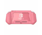 WSECOMM Coral Compatible with Nintendo Switch Lite Case with Anti-Scratch and Shock Absorbing Protective Cover, Protects from Scratches, Dust, Finger