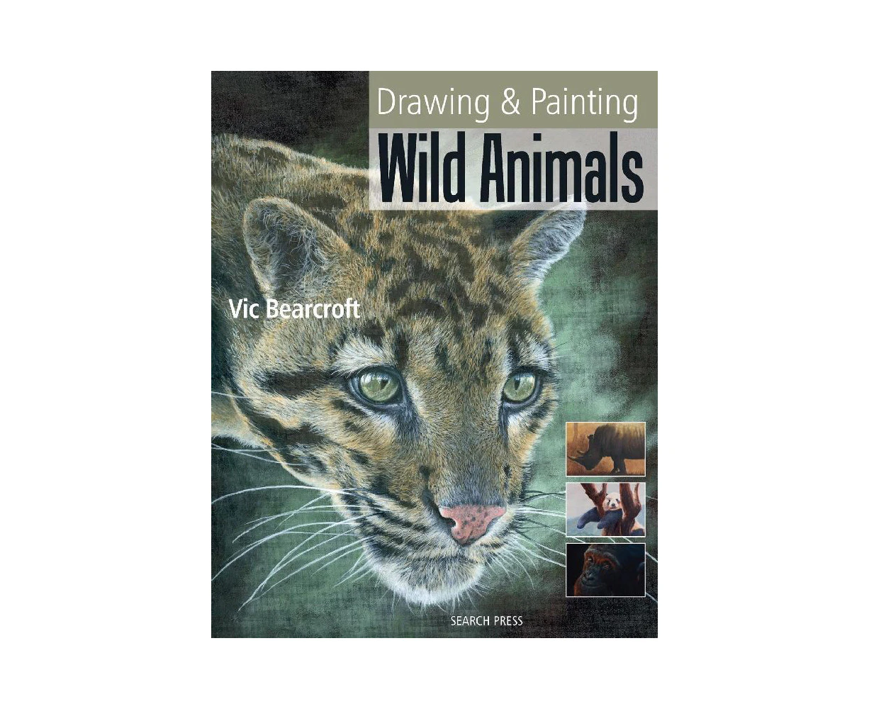 Search Press Drawing And Painting Wild Animals Paperback Learning Book 128-Pages