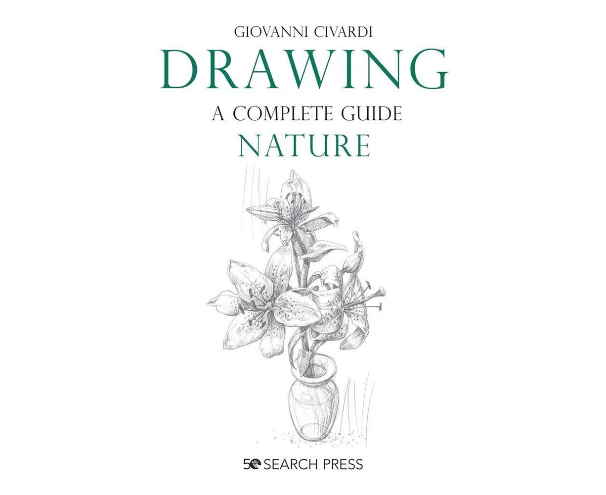 Search Press Drawing A Complete Guide Nature Paperback Learning Book 400-Pages