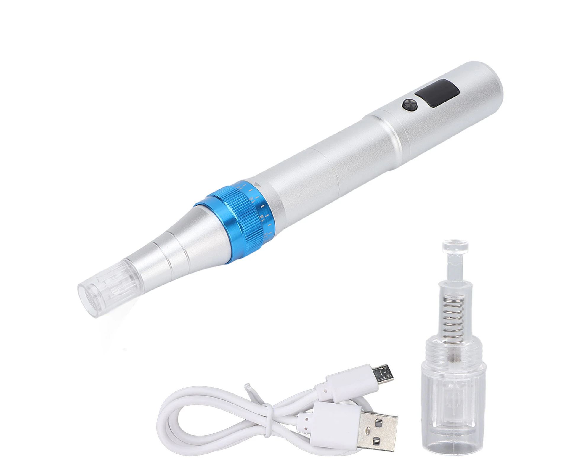 Micro Needle Pen, Promote Absorption, 5 Speed Gears, Cordless Microneedling Pen for Beauty Skin