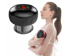 Electric Cupping Therapy Smart Red Light Heating Scraping Massager - red