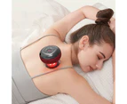 Electric Cupping Therapy Smart Red Light Heating Scraping Massager - red