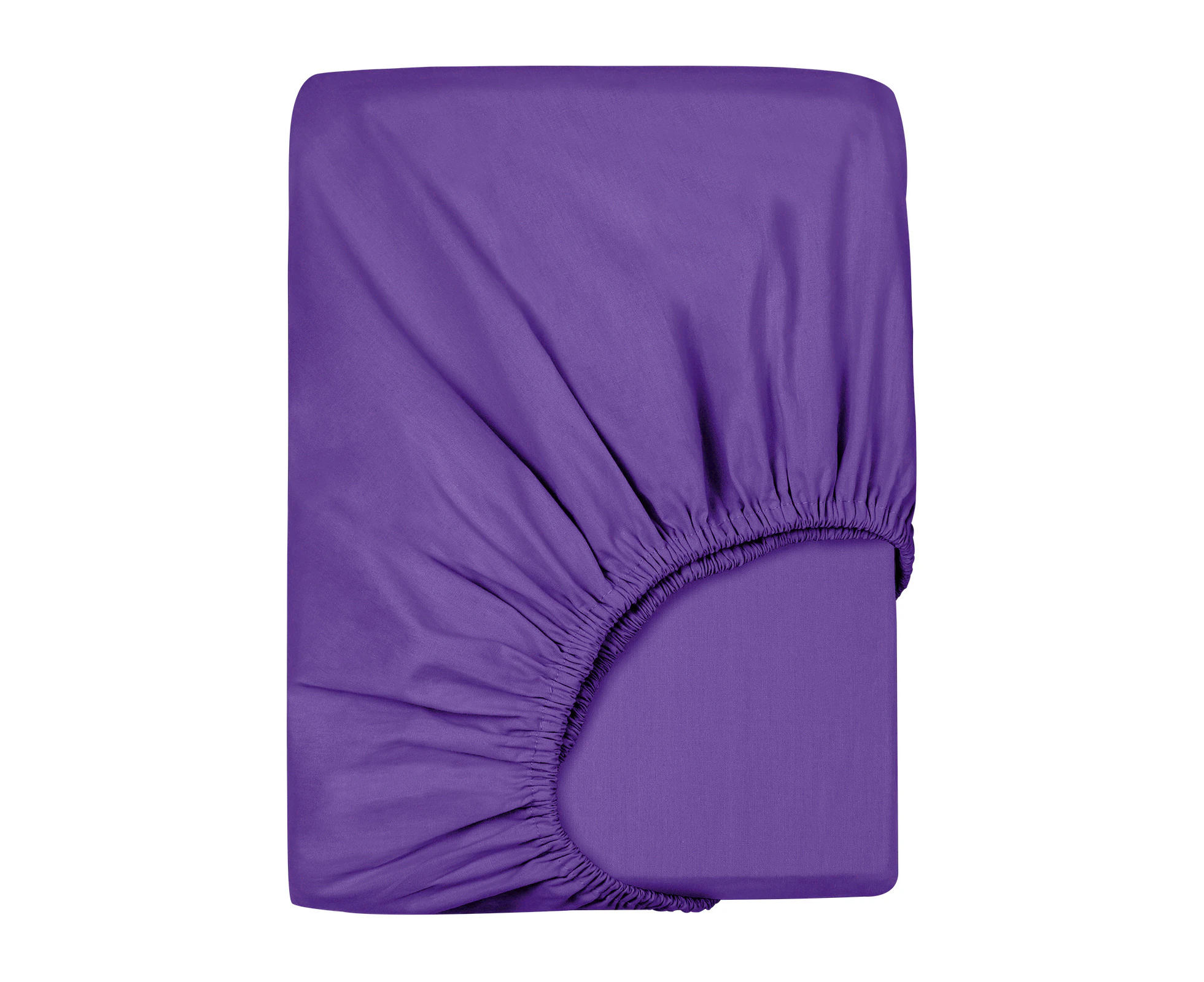 Linenova Cooling Bamboo 1 Piece 2000TC Fitted Sheet 40cm Wall - Purple