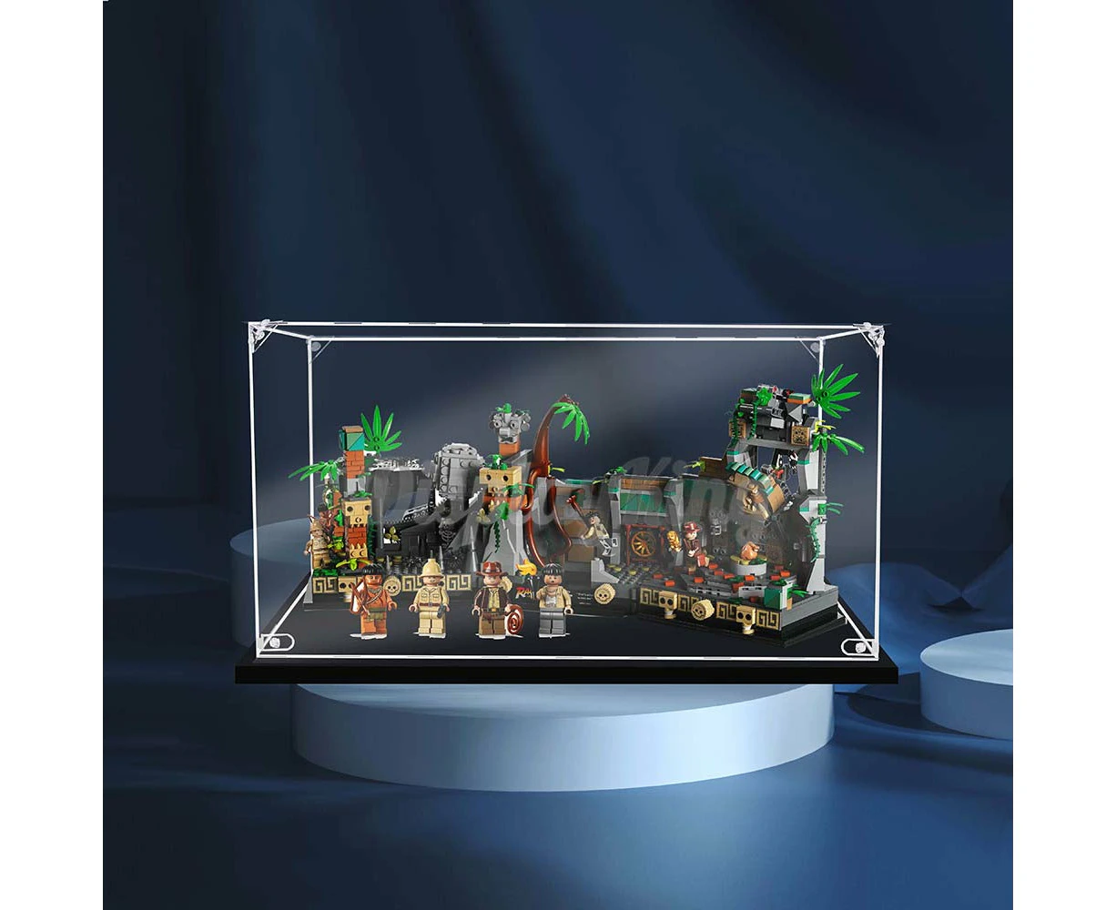 Display King - Acrylic display case with screw for LEGO(R)Temple of the Golden ldol 77015 - No background