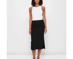 Target Ribbed Skirt - Black