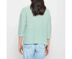 Target Long Sleeve Textured Knit Jumper