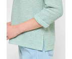 Target Long Sleeve Textured Knit Jumper