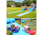 AirMyFun 12 Play Zones Inflatable Dual Water Slide Animal Theme Jumping Castle