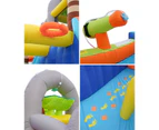 AirMyFun 12 Play Zones Inflatable Dual Water Slide Animal Theme Jumping Castle