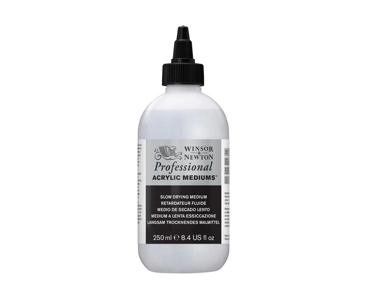 Winsor & Newton 250ml Professional Acrylic Slow Drying Medium Art/Paint Retarder