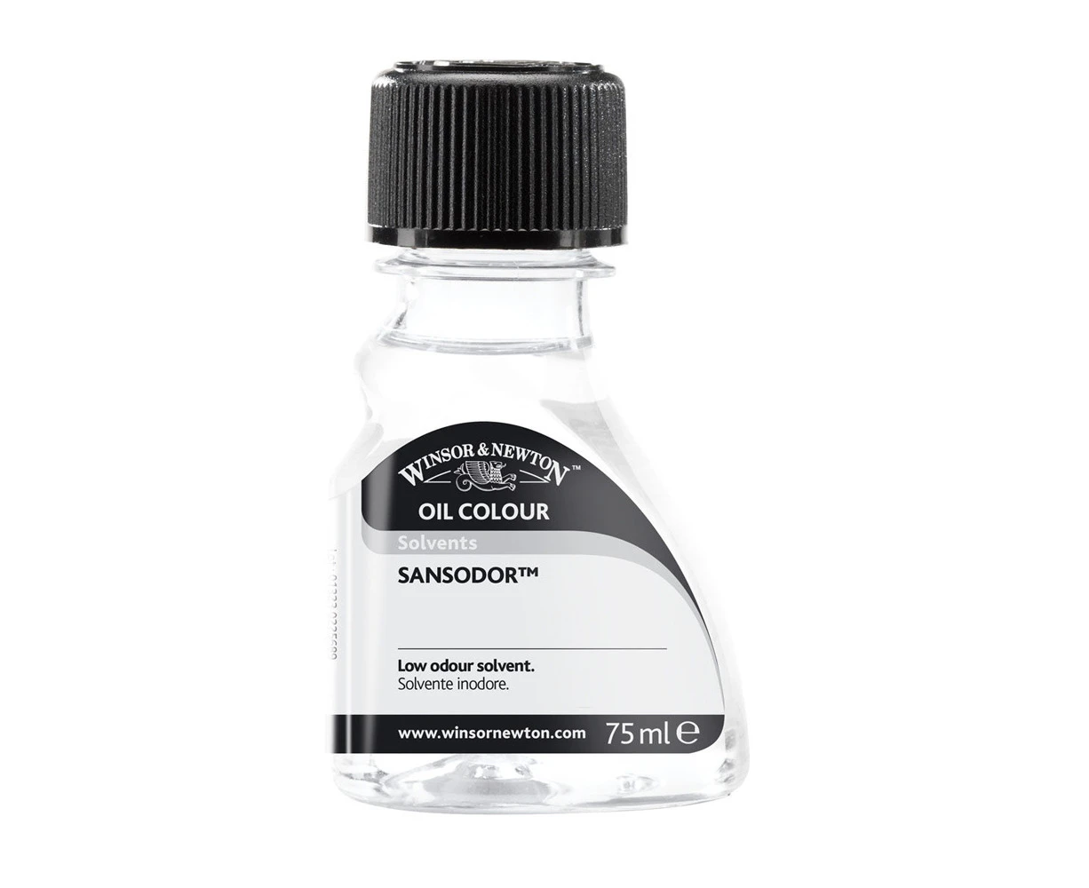 Winsor & Newton 250ml Sansodor Thinning Oil/Brush Cleaner Low Odour Solvent