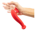 Maia Destiny USB Rechargeable Suction Vibrator - Red